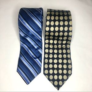 Robert Talbott Silk Ties Lot of 2 Pattern Ties